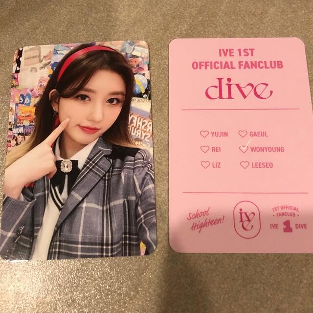 Amazon.co.jp: IVEガウル DIVE 1期 韓国 ファンクラブ特典トレカ