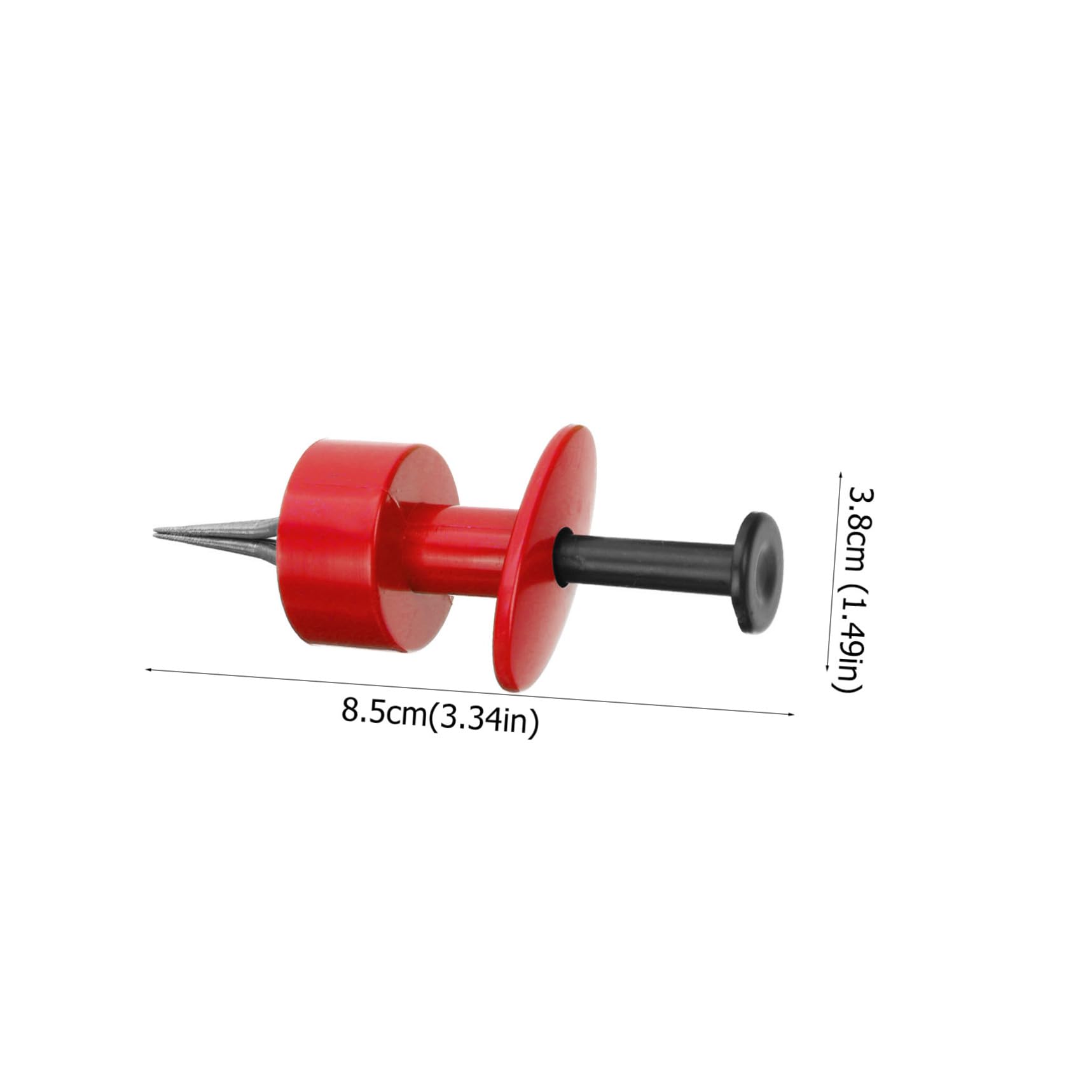 ORFOFE Clip para Lombrices Rojas de Pesca Juego Multifuncional 2 Clips Plásticos Resistentes y 1 Tira Elástica 15X3 CM 3000 Unidades Equipo Práctico para Aficionados Pesca
