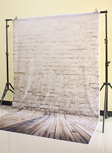 Muzi Brick Wall Photography Backdrops Wooden Floor Background Newborn Photo Booth Chilren Phtography Backdrop Pet Cloth Photoshoot Studio Prop 5X10Ft D-9775 #TOP4