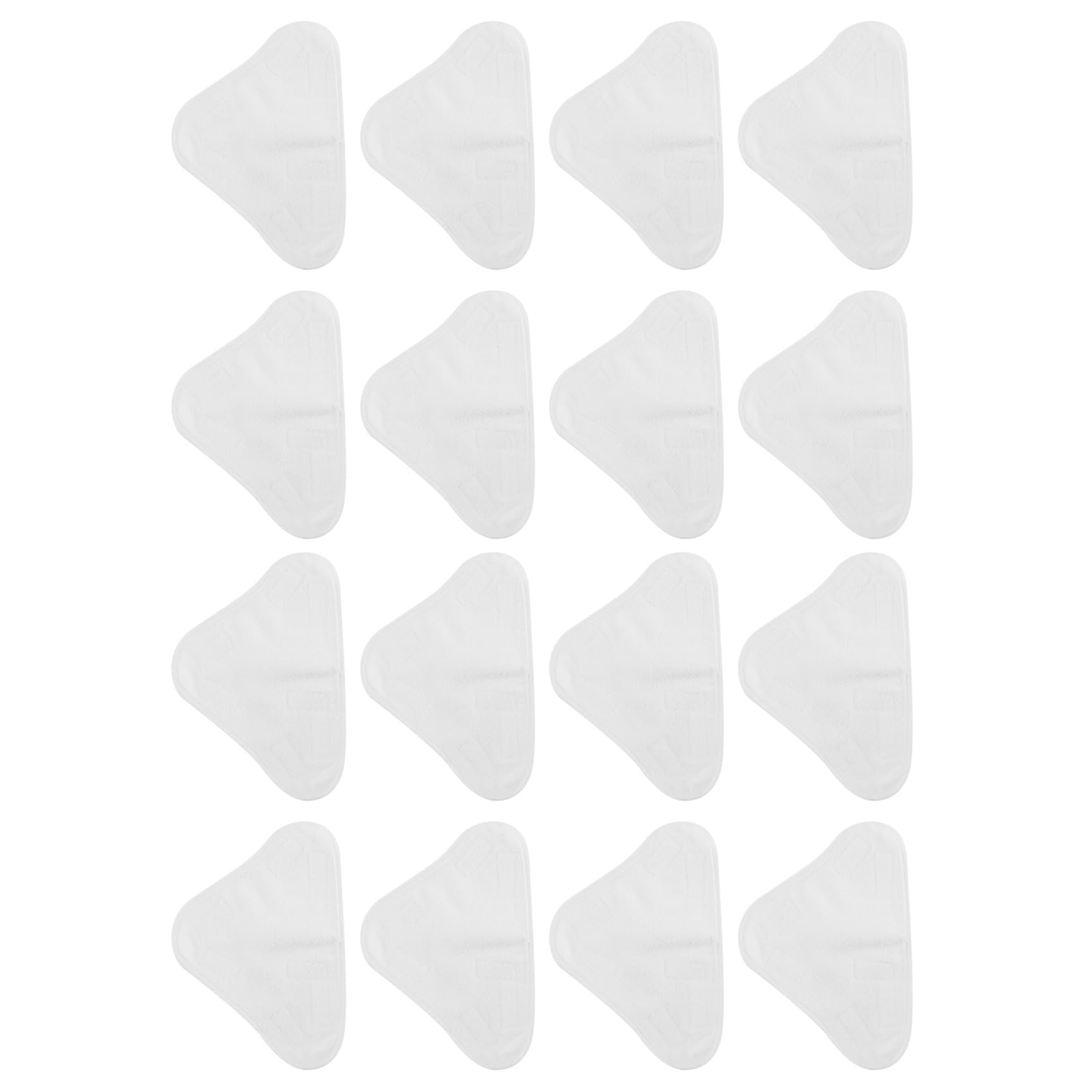 Hndhbfgrt 16 Pcs of Replacement Steam Mop Microfiber Cloth Pad for Mop Triple-Cornered Mop