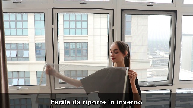 Zanzariera Magnetica Fai Da Te Per Finestre - Fino A 150x180 Cm, Lavabile, Bianco, Senza Forare - Foto 10