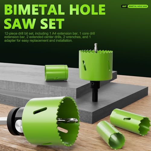 FROOOK 19-Piece Bi-Metal Hole Saw Kit