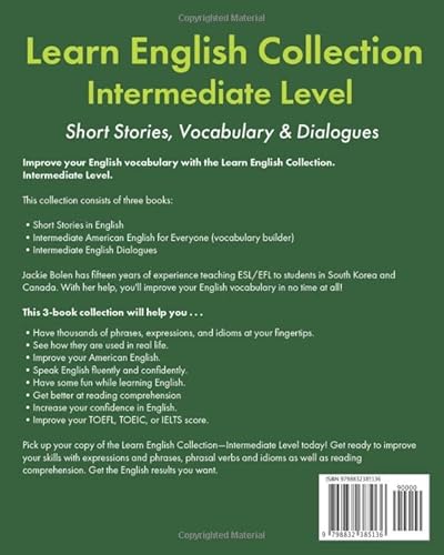 Learn English Collection-Intermediate Level: Short Stories, Vocabulary & Dialogues