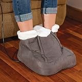 Foot Cozy Heated Massager - Fleece Lined Interior w/Remote Control
