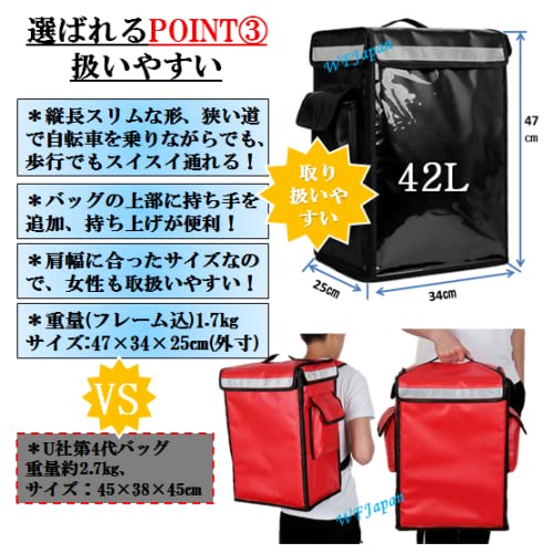 配達用リュック Amazon.co.jp: [cherrboll] デリバリーバッグ 配達用 宅配デリバリー用