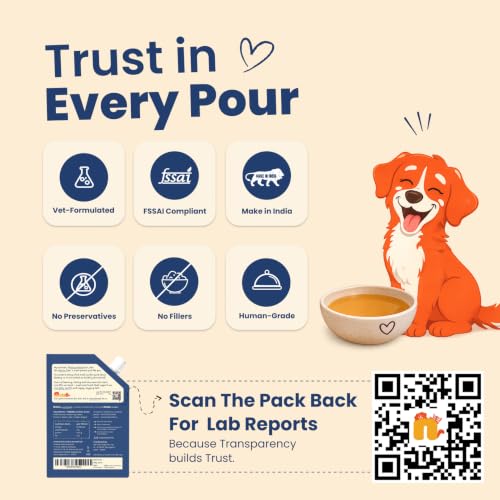 Image of Nootie Bone Broth for Dogs & Cats | Slow-Simmered 12+ Hours | Collagen + Glucosamine | Gut Health & Joint Support | Hydrating Meal Topper | Preservative-Free | Pack of 3 (Mutton)