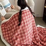 red sofa bed uk Checkered Design: Couch throw blanket with checkerboard grid pattern, combines an elegant design,whether used for summer sleep or to stay warm in winter, the blanket delivers ample warmth