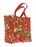 Versace Jeans Couture Handtasche mit Barockdruck, wendbar, Rot