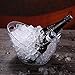 YZBT-ice bucket Pojemnik do chłodzenia wina, wiadro do szampana, napojów, wanny, akryl, pojemnik na lód, wózek barowy, na imprezę, piknik (wymiary: 4 l – 27 x 20 x 20 cm (17 x 8 cali))
