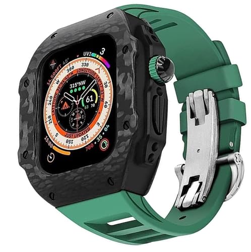 Étui en fibre de carbone anti-choc pour iWatch, protégez votre montre avec un bracelet durable