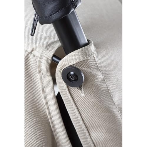 Carrinho de passeio Interbaby | Carrinho de bebé desde o nascimento até 48 meses ou 22 kg, botão dobrável rápido, amortecedores, capóta XXL intercambiável, carrinho de bebé Minimum Plus Space bege