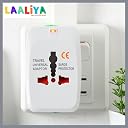 LAALIYA 3 in 1 Universal Travel Adapter US/USA to India Converter Three Pin UK Plug Multipin Canada Europe Germany Multi Country Adaptor European Malaysia Dubai Switzerland UAE 2 USB 2.4A 100-250 gallery image