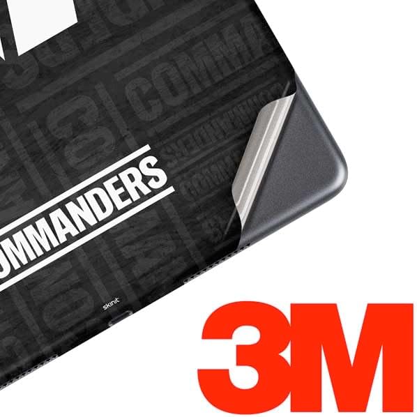 Skinit Decal Tablet Skin Compatible with iPad Air 10.9in (4th Gen, 2020) - Officially Licensed NFL Washington Commanders Black and White Design