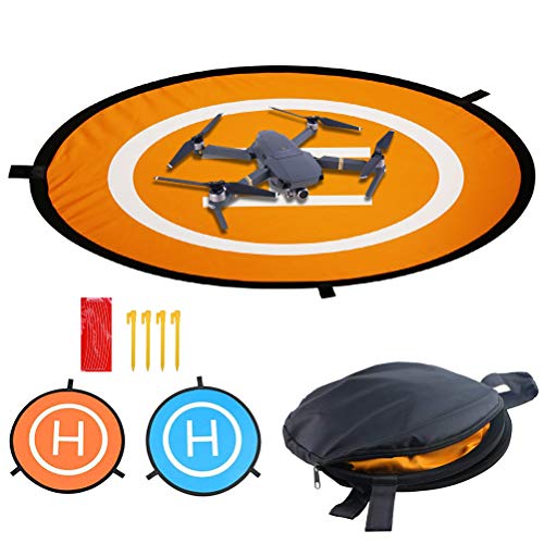 Drones Landing Pad, Universal Waterproof D 75cm/30'' Portable Foldable Landing Pads for RC