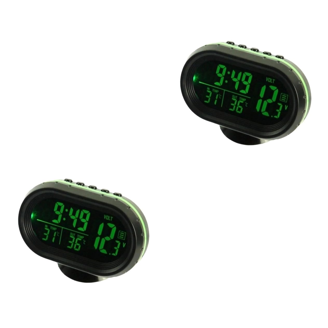 Reloj Automático 2 Piezas Reloj Del Tablero Del Coche Reloj Digital De Coche Gran Reloj Digital Reloj De Bateria Reloj De Mesa Antiguo Reloj Del Coche Luminoso Reloj Electronico