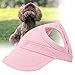 Yosoo Health Gear Pet Dog Cat, Outdoor Pet Baseball Cap Pet Sunbonnet with Ear Holes Adjustable Stripe for Spring Summer Hiking Sporting (M)