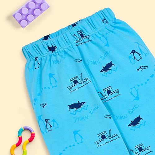 Image of LuvLap Baby Boys 100% Cotton Pyjama Sets, Pack of 03