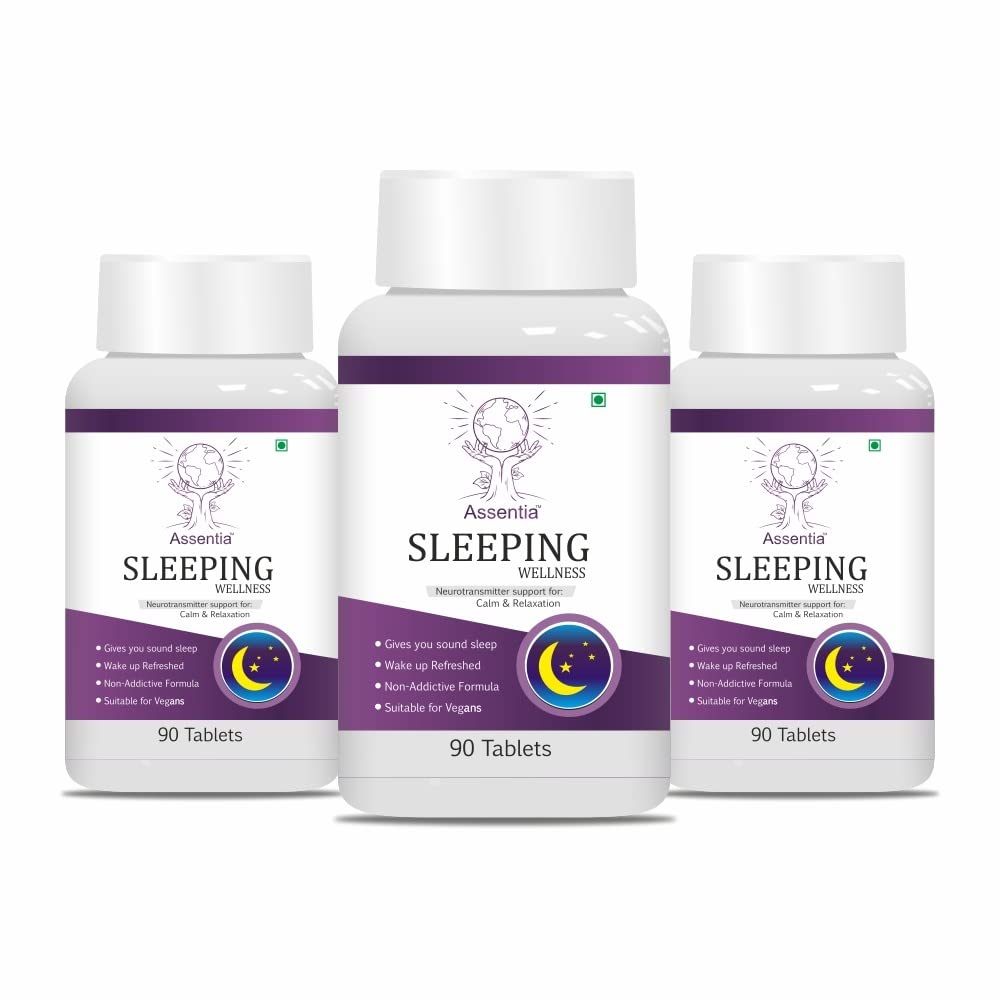 Assentia Sleeping Wellness Pills Melatonin 10mg Tablets for Better Sleep enriched with Tagar root, chamomile and passion flower extract (Pack of 360) (B097MPT6FW) Amazon Price History, Amazon Price Tracker