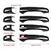 sportuli Carbon Fiber Mirror Covers +Door Handle Covers Replacement for 2011-2021 Jeep Grand Cherokee and Dodge Durango