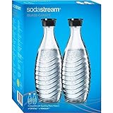 SodaStream Glaskaraffen Doppelpack 2x 0,6 l, passend für Pinguin und Kristallwassersprudler