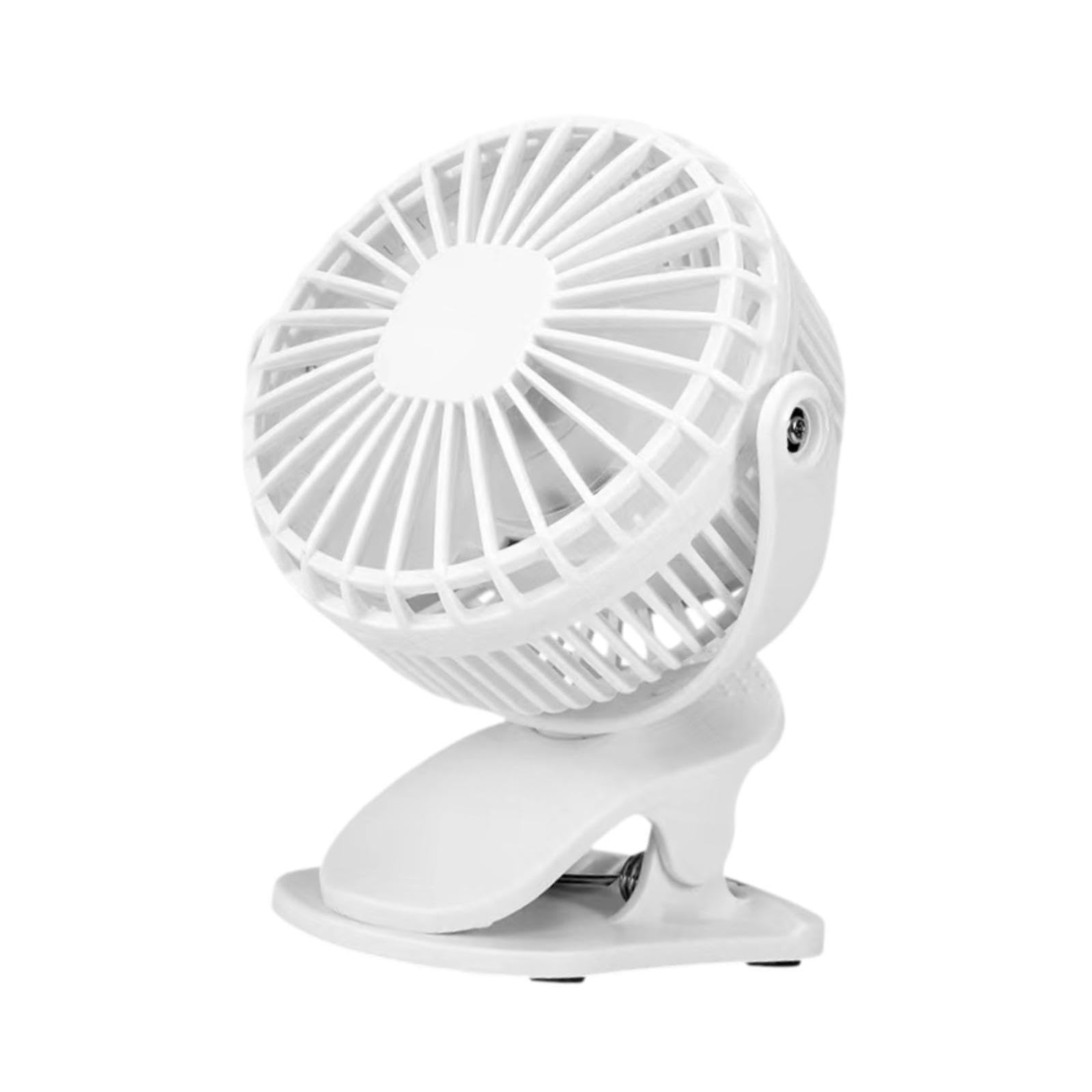 CALANDIS™ Clip on Fan Quiet USB Small Fan with Clip Mini Fan for Climbing Outdoor Home White | Portable Fans | Heating, Cooling & Air | Home Improvement-image-45