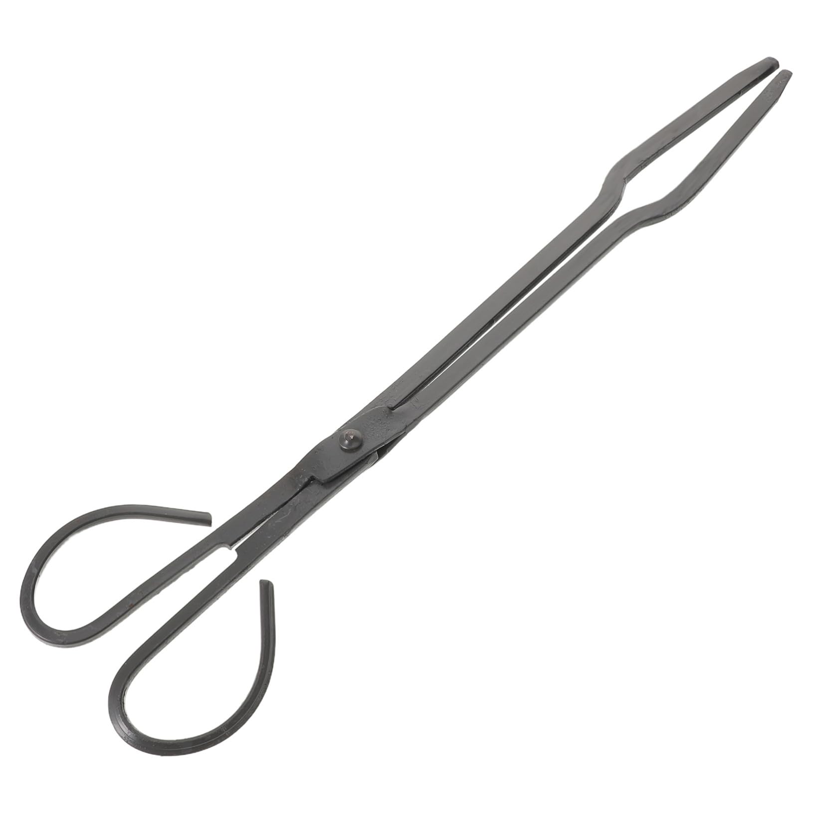 NUOBESTY Pince à Bois pour Cheminée Pince Fer Robuste pour Bûches et Charbon Multifonction pour Foyer Intérieur et Feu de Camp