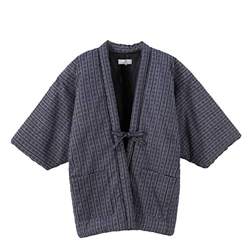 Veste de Kimono en Coton Unisexe Japonaise Manteau ¨¦Pais Chaud r¨¦tro-C5 Cover