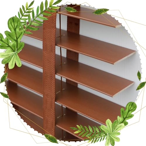 Persianas Venecianas De Madera De 60cm 80cm 90cm 100cm 130cm De Ancho,Persianas Horizontales,Persianas De Madera Opacas,Persianas De Tratamiento De Ventanas,WxH-60x130cm/23.5x51in
