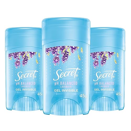 Secret Desodorante en Gel Ph Balanced 45gr, 3 Unidades