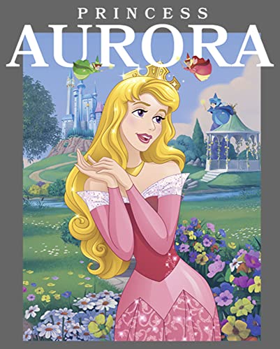 Disney Princess Aurora Girl's Solid Crew Tee2