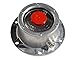 Road King Truck Parts STEMCO 343-4009 Replacement 6 Hole Aluminum HUB Cap with Side Pipe Plug and Gasket