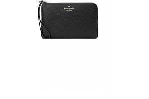 Kate Spade Leila Medium L Zip Wristlet in Chic Black