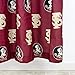 College Covers Everything Comfy Florida State Seminoles Bright and Colorful Shower Curtain Cover 70