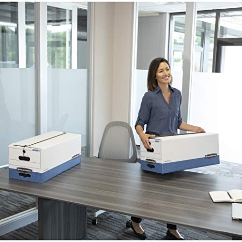 Bankers Box Liberty Heavy-Duty Storage Boxes, Fastfold, String And Button, Letter, Case Of 12 (00011) #TOP6