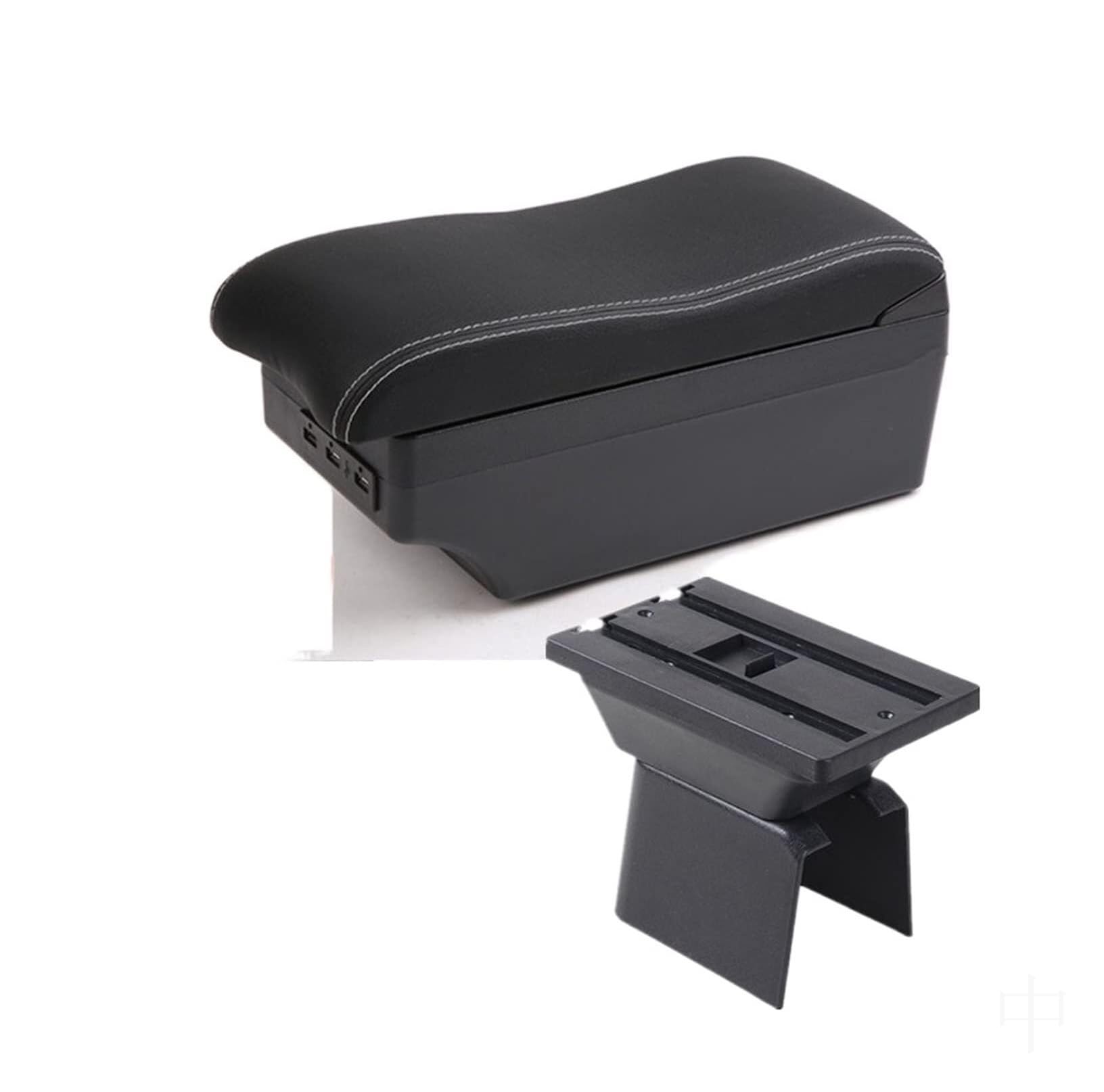NVCPHGEDEK Car Armrest Storage Box For For Fusion 2002-2012 Car Armrest Center Storage For Box with USB