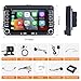4G 64G Android 13 Car Radio for VW Jetta Passat Seat Golf Polo MK5, 7 inch Touchscreen Bluetooth Stereo Wireless CarPlay Android Auto GPS Navi 5G/WiFi FM Radio+AHD Backup Camera