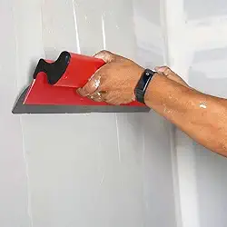 Desempenadeira Massa Corrida Gesso 25cm Lisa Aço Inox Flexível Profissional