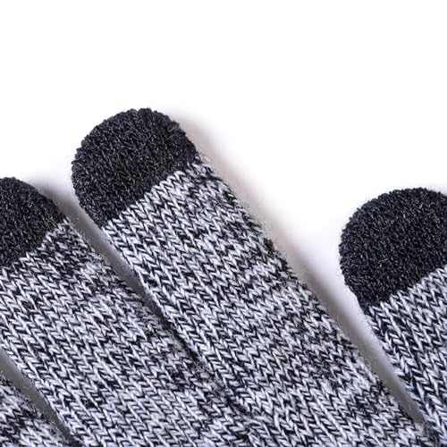 Set de gorro bufanda y guantes térmicos para proteger el cuello y manos del frío 6
