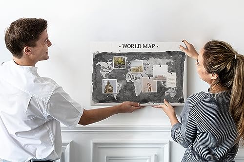 Tableau mémo mural liège 60x40 planification projets et photos