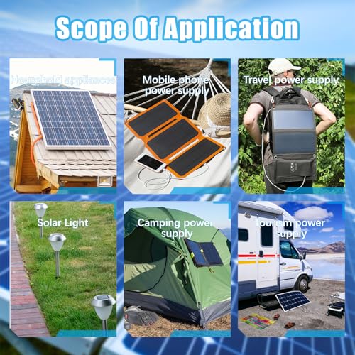 Mini Solar Panels, Solar Panel Cell Power Module, Photovoltaic Solar Cells Kit for DIY Solar Materials (2)