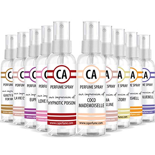 CA Perfume Spray Top 10 For Women In August 2020 (Mademoiselle + La Vie Est Belle + Euphoria + Love In White + Hpnotiq Passion + Guilty Intense + Omnia Crystalline + Lv Story + Bombshell + W.Bluebell)