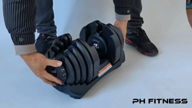 Ensemble complet de poids d'haltères de 15 kilos - musculation - 2 haltères - set