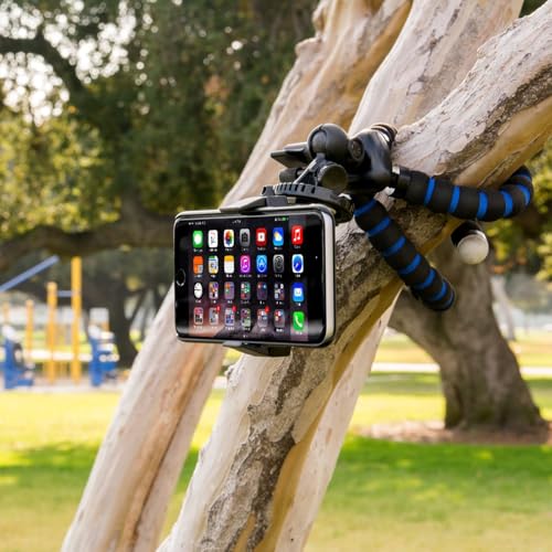 ARKON 11” Tripod Phone Mount for iPhone 11 XS XR X Galaxy Note 10 9 Galaxy S10 S9 Retail Black, Model Number: MG2TRIXL by ARKON - Used condition - Image 5