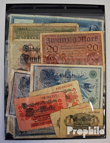 Prophila Collection German Empire 15 Different Banknotes German Empire (Banknotes for Collectors)
