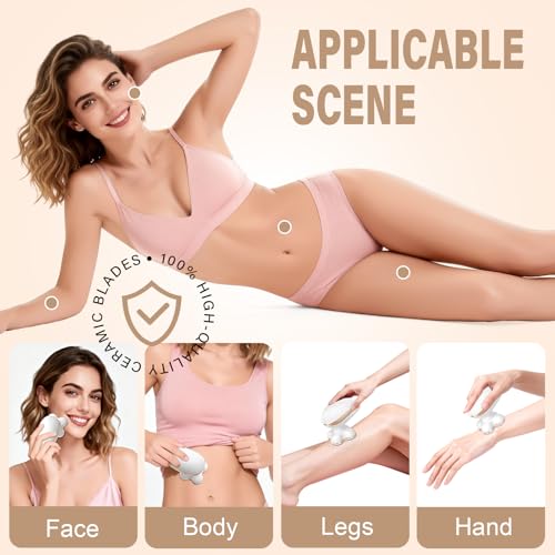 Electric Razors for Women, 18K Gold Plated Blade, for Sensitive Skin — view 4