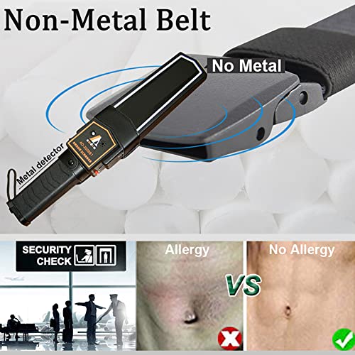 Image of WYuZe Men's Military Tactical Web Belt, Casual Nylon Webbing with No Metal Buckle