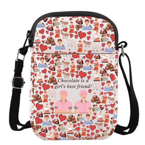 KEYCHIN Lucy Crossbody Bag Lucy & Ethel Gifts Lucy Chocolate Gifts Chocolate Is a Girl's Best Friend Shoulder Bag