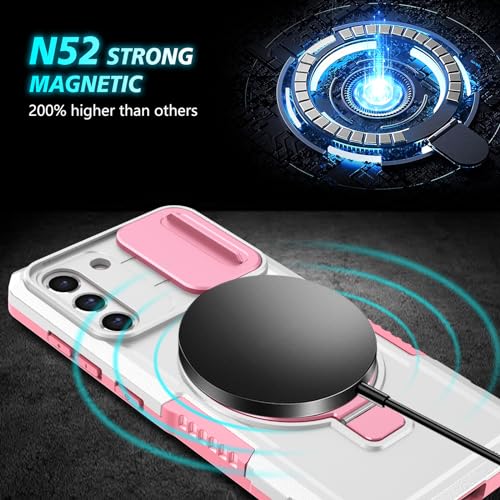 Coque Samsung S21 FE 5G avec protège caméra et anneau de support pour chargeur sans fil - 2