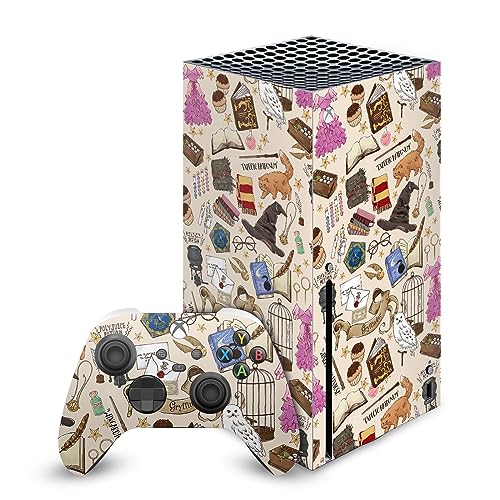 Sticker Harry Potter Xbox Series X pour salon de gamer geek