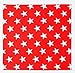 GGKIKBOE Star Print Bandana Clothing American Flag Headband Cycling Fashion Headband Clothing Accessories for Both Men and Women (2pcs red)